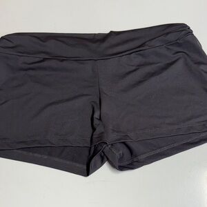 Frederick's of Hollywood Charcoal Athletic Shorts